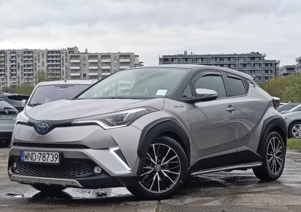 Toyota C-HR cena 89700 przebieg: 76360, rok produkcji 2017 z Warszawa małe 466